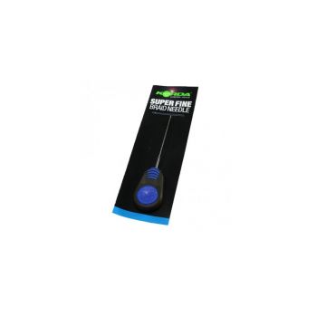 Korda Super Fine Baiting Needle blauw - zilver karper rig accessoire