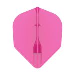 L-style Champagne Flights EZ L3 clear pink dart flight