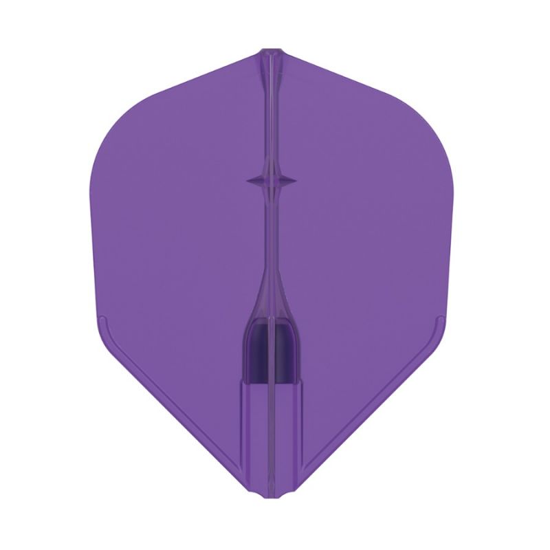 L-style Champagne Flights EZ L3 clear purple dart flight