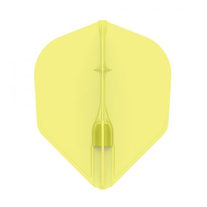 L-style Champagne Flights EZ L3 clear yellow dart flight