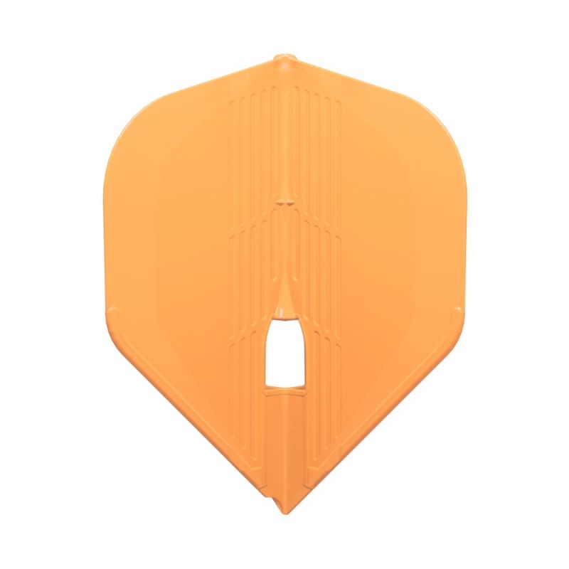 L-style Champagne Kami L1 Pro Standard neon orange dart flight