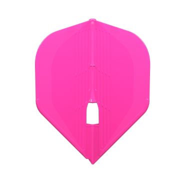 L-style Champagne Kami L1 Pro Standard neon pink dart flight