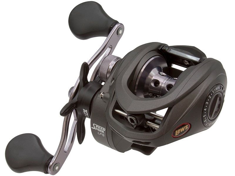 Lews Speed Spool LFS gris - noir  Left 100