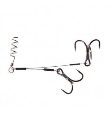 Macfishing V-Point Shad System bruin - nickel roofvis roofvis onderlijn 1 4cm-7cm