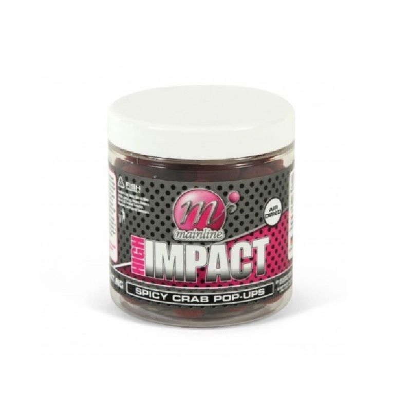 Mainline High Impact Pop-Ups Spicy Crab rouge  15mm 100g