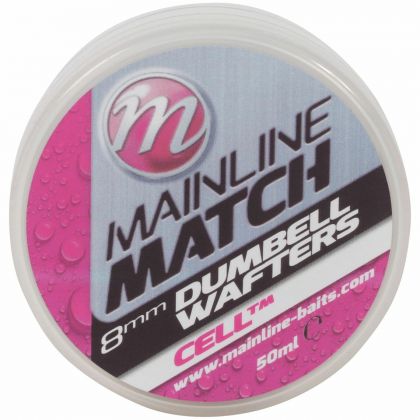 Mainline Match Dumbell Wafters Cell blanc  6mm 50ml