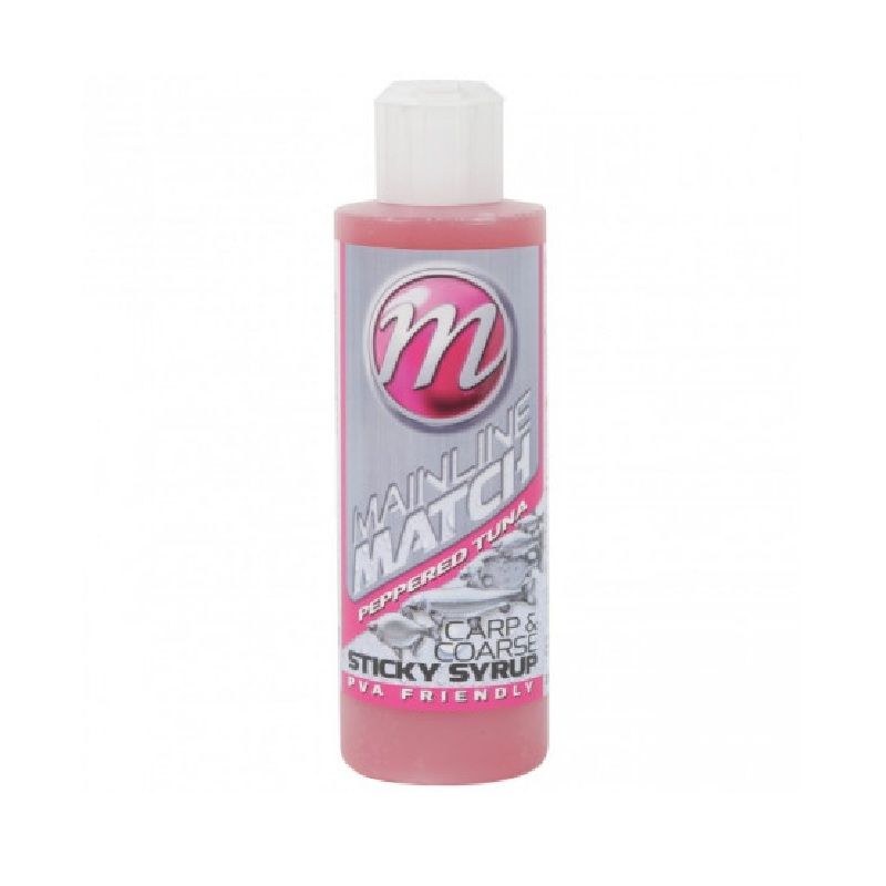 Mainline Match Sticky Syrup Peppered Tuna rood aas liquid 250ml