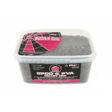 Mainline Spod & PVA Pellet Mix brun  2kg