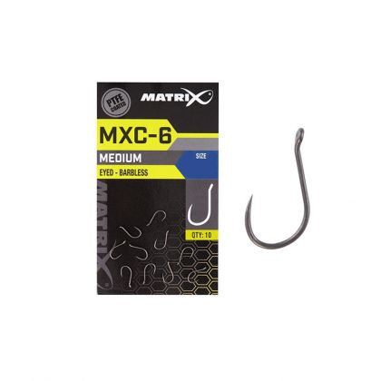 Matrix MXC-6 Eyed Barbless argent - nickel  20