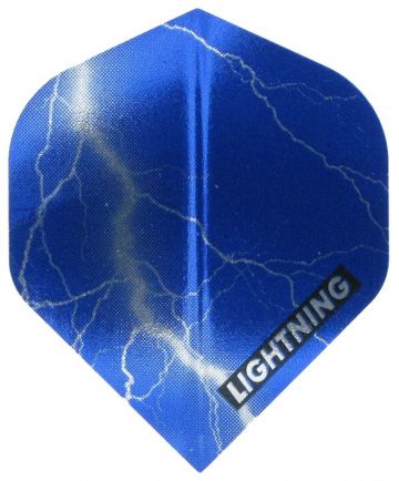 Mckicks Metallic Lightning Standard blue dart flight 100 Micron