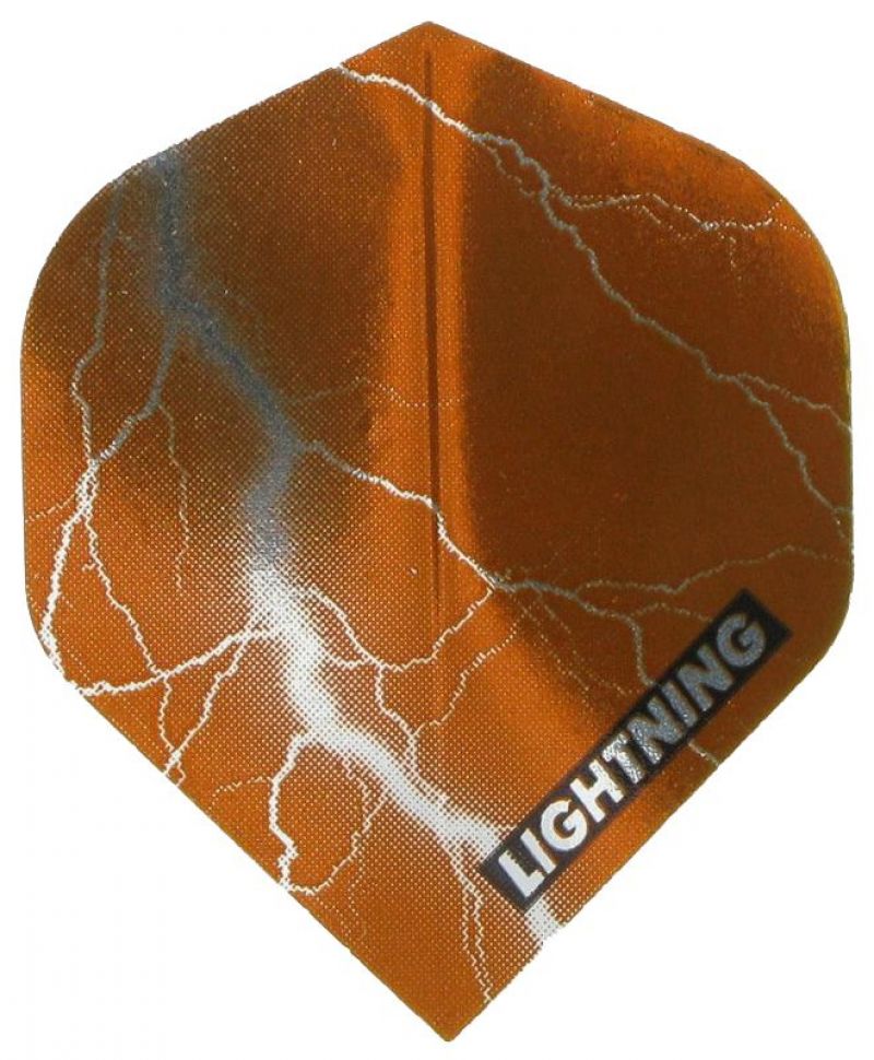 Mckicks Metallic Lightning Standard bronze dart flight 100 Micron