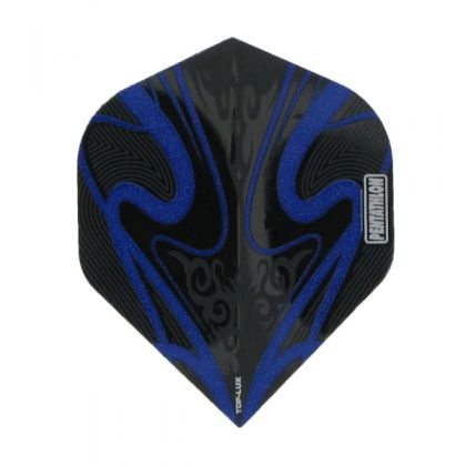 Mckicks Pentathlon TDP LUX Dark Blue Standard noir - bleu dart flight 100 Micron