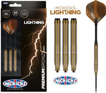 Mckicks Premium Bronze 90% bruin dartpijlen 23g