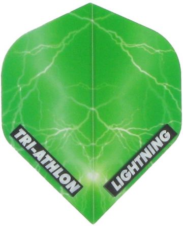 Mckicks Triathlon Lightning Standard clear green dart flight 100 Micron