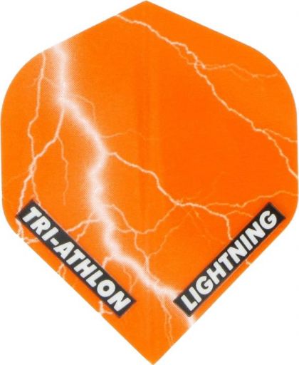 Mckicks Triathlon Lightning Standard orange dart flight 100 Micron