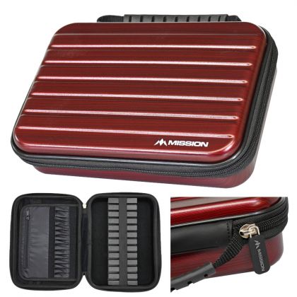 Mission ABS-4 Dartcase red dart wallet & case