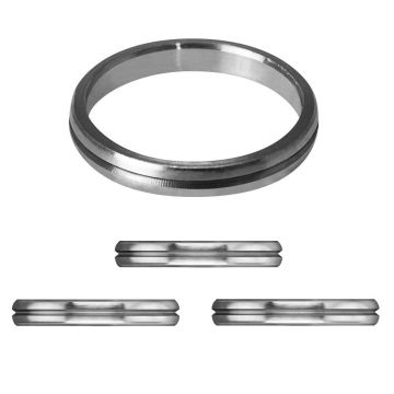 Mission F-Lock Titanium Silver Rings argent dart shaft accessoire 1mm