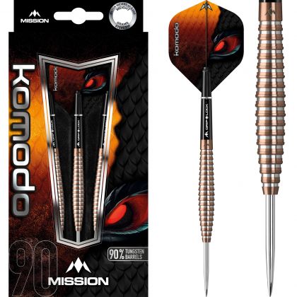 Mission Komodo RX M4 90% argent - rose darts 22g