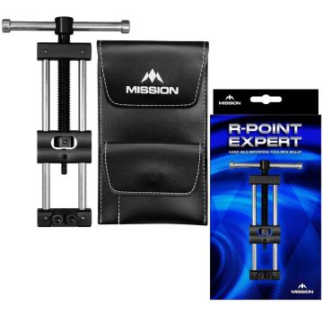 Mission R-Point Expert Repointer argent - noir dart repointing tool