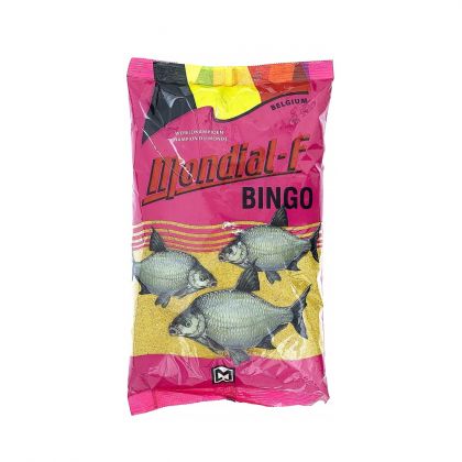 Mondial-f Bingo bruin - geel witvis visvoer 1kg