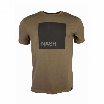 Nash Elasta-Breathe T-Shirt Large Print bruin - zwart vis t-shirt Large