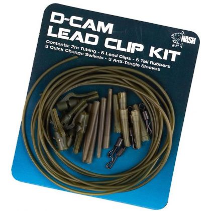 Nash Lead Clip Pack d-cam karper lood systeem