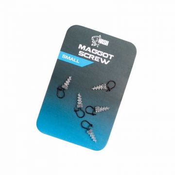 Nash Maggot Screw noir - clair  Small