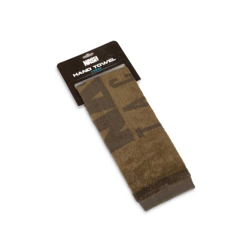 Nash Tackle Hand Towel vert - brun  Large