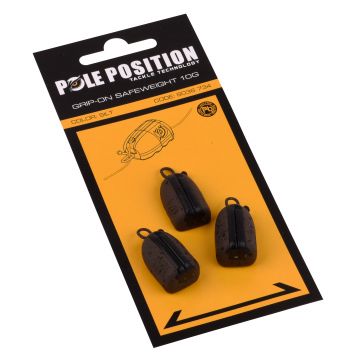 Pole Position GRIP-ON SAFEWEIGHT silt karper vislood 10g