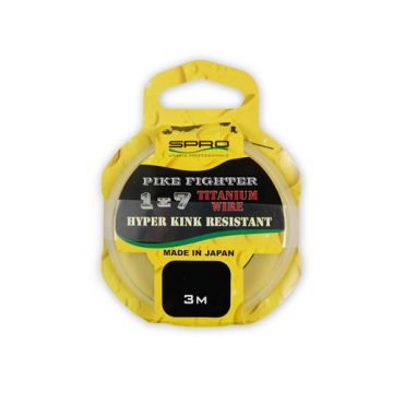 Predator 1x7 Titanium Wire zwart roofvis klein vismateriaal 17lb 0.21mm 7.7kg