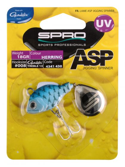 Predator ASP Spinner UV herring  10g H10