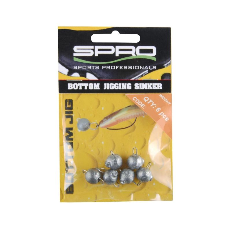 Predator Bottom Jigging Sinker zilver roofvis klein vismateriaal 10.00g