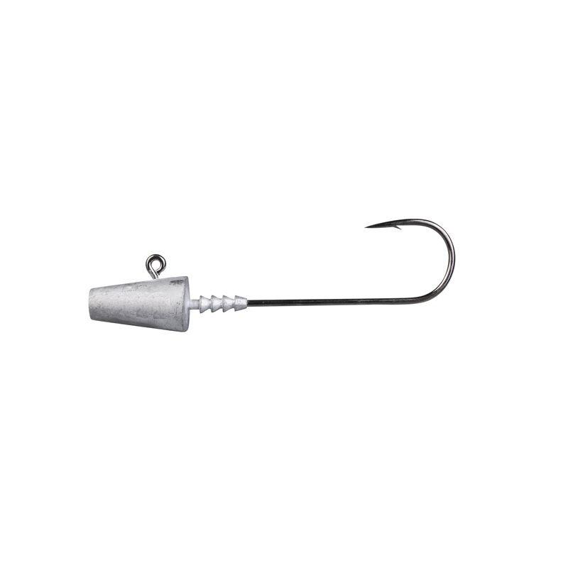 Predator Darter Jig Head zilver - nickel loodkop H8/0 120g