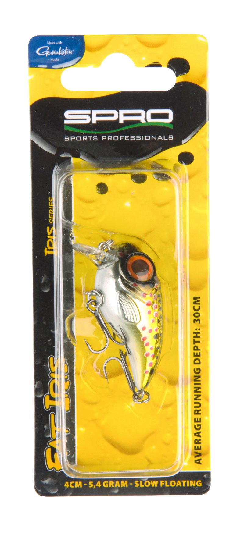 Predator Fat Iris 40 brown trout roofvis kunstaas 4cm 5.3g