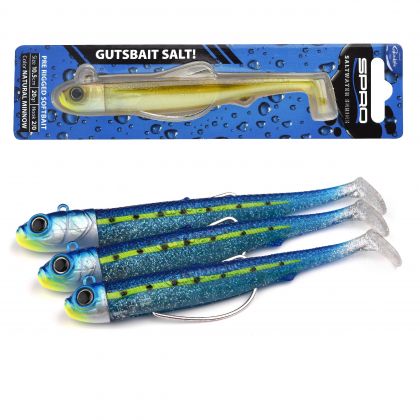 Predator Gutsbait Salt! blue minnow shad zeebaars 10.5cm 20g