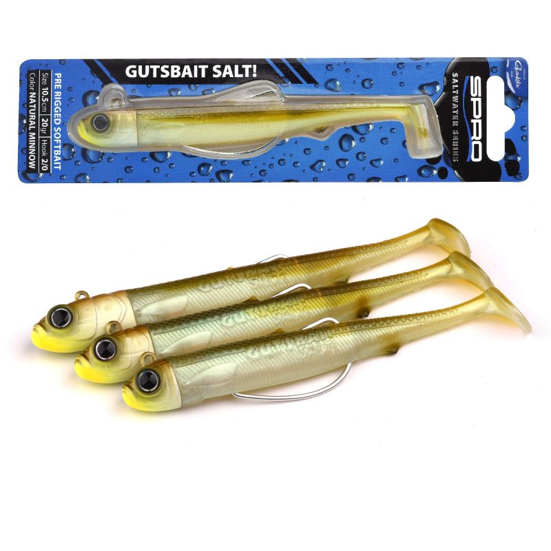 Predator Gutsbait Salt! natural minnow shad zeebaars 10.5cm 10g