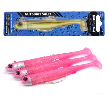 Predator Gutsbait Salt! pink minnow shad zeebaars 10.5cm 20g