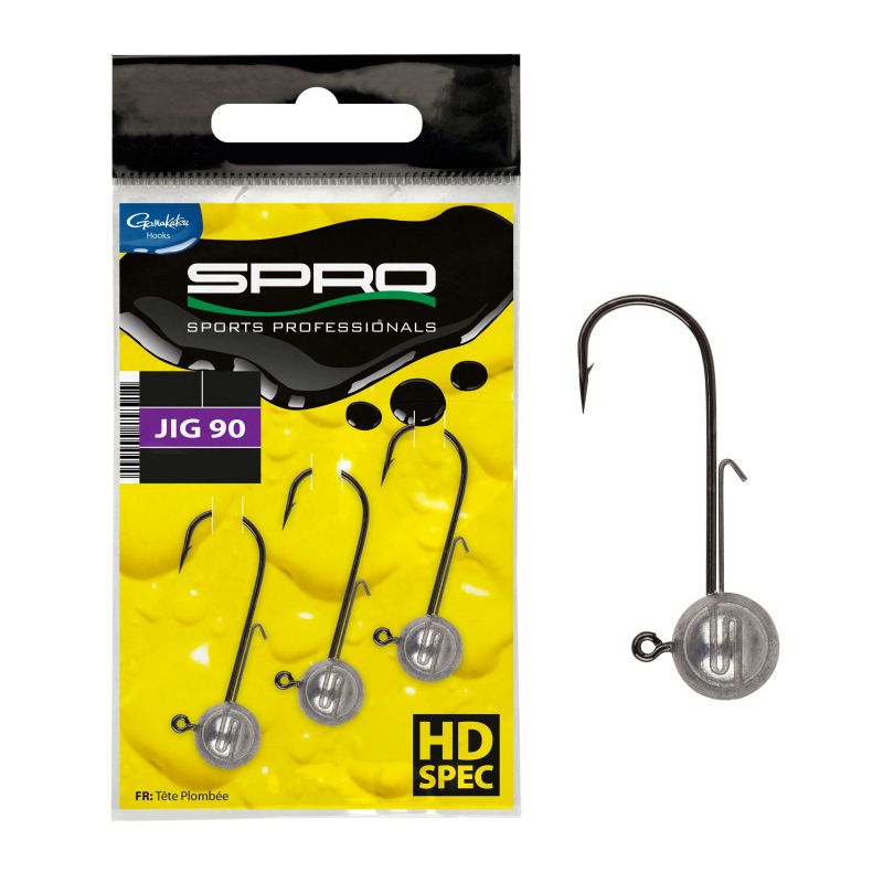 Predator Jighead HD 90 argent - nickel  H1/0 10g