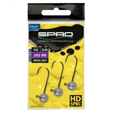 Predator Jighead HD 90 zilver - nickel loodkop H4/0 14g