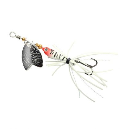 Predator Larva Mayfly Micro Spinner redhead vislepel 5cm 4g Treble 10