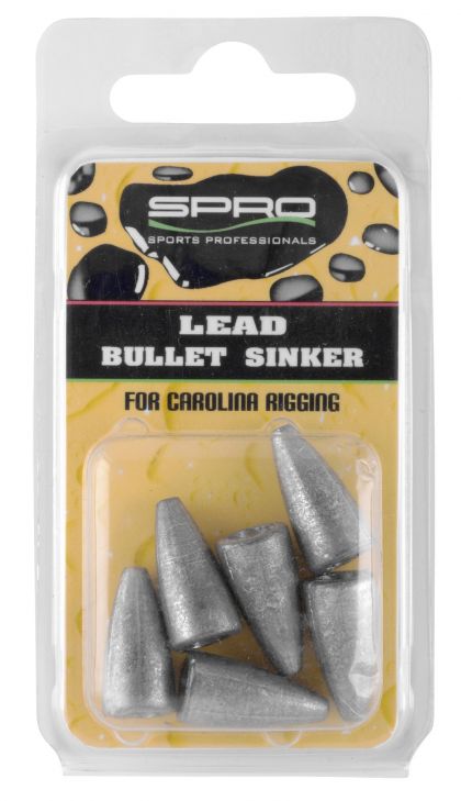 Predator Lead Bullet Sinkers argent  3.5g