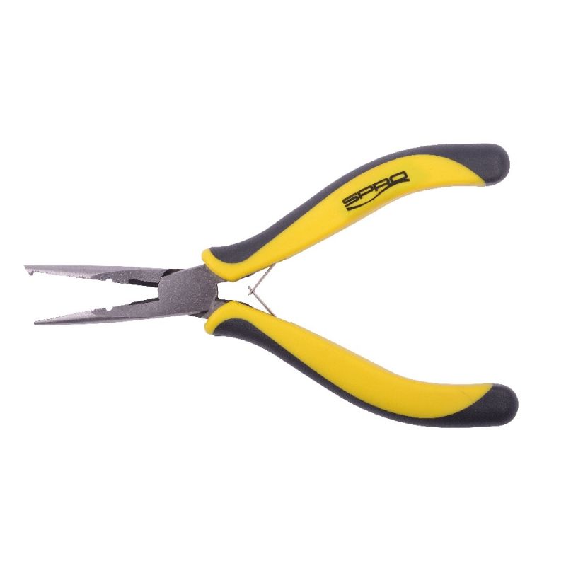 Predator Micro Splitring Pliers zilver - geel - zwart tang & schaar 13.5cm