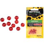 Predator Round Smooth Glass Beads rouge  4.0mm