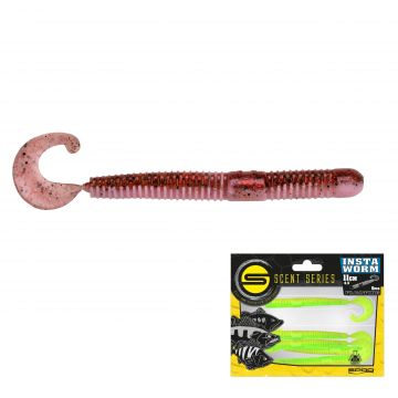 Predator Scent Series Insta Worm 90 spicy candy shad 9cm