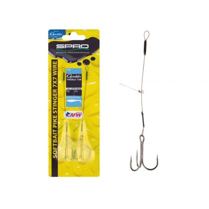 Predator Softbait Pike Stinger 7x7 brun - nickel  9cm H1 12kg