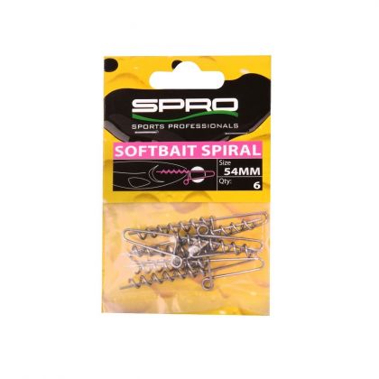 Predator Softbait Spiral argent  54mm