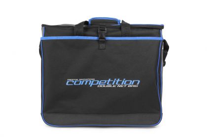 Preston Innovations Competition Double Net Bag zwart - blauw foreltas witvistas