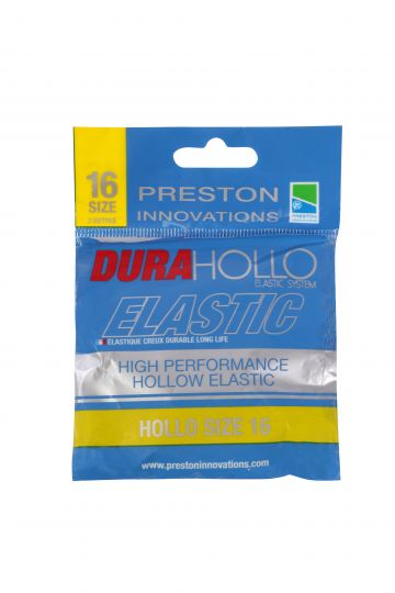 Preston Innovations Dura Hollo Elastic jaune  Size 16 3m