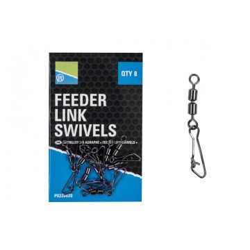 Preston Innovations Feeder Link Swivels nickel 