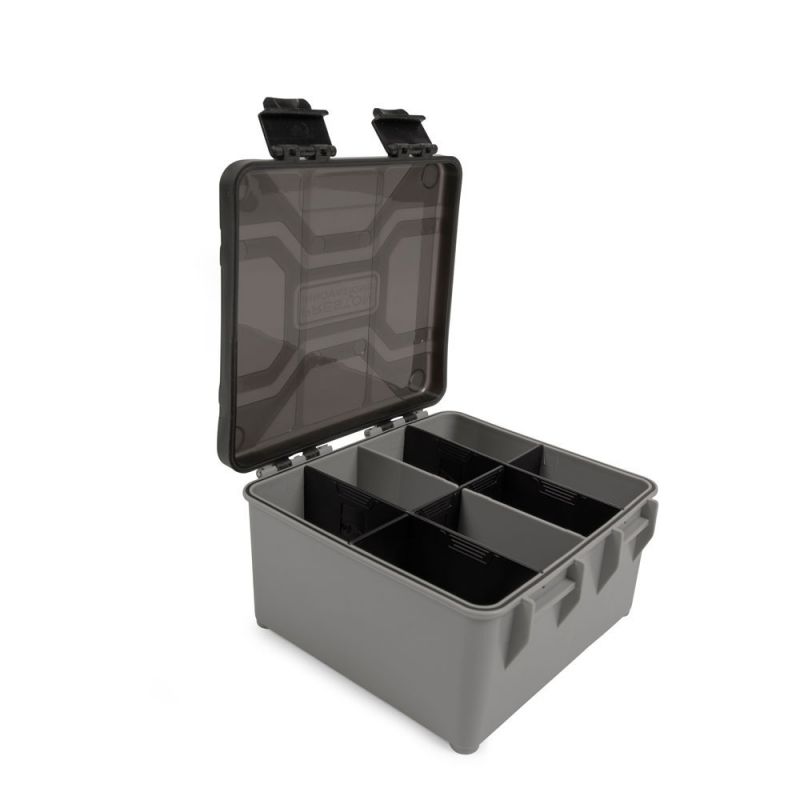 Preston Innovations Hardcase Accessory Box grijs - zwart visdoos X-large